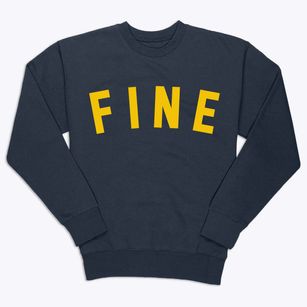 Fine New York Classic Curve Premium Crewneck Sweatshirt
