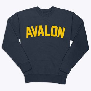 Avalon New Jersey Classic Curve Premium Crewneck Sweatshirt