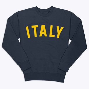 Italy New York Classic Curve Premium Crewneck Sweatshirt