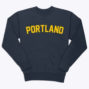 Portland Wisconsin Classic Curve Premium Crewneck Sweatshirt
