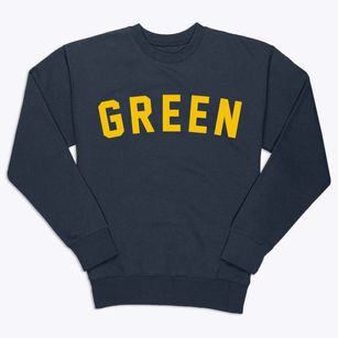 Green Ohio Classic Curve Premium Crewneck Sweatshirt