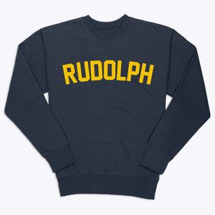 Rudolph Wisconsin Classic Curve Premium Crewneck Sweatshirt