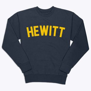 Hewitt Wisconsin Classic Curve Premium Crewneck Sweatshirt