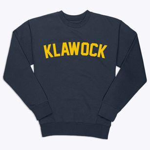 Klawock Alaska Classic Curve Premium Crewneck Sweatshirt