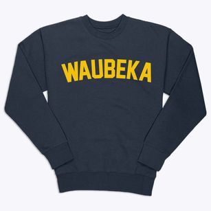 Waubeka Wisconsin Classic Curve Premium Crewneck Sweatshirt