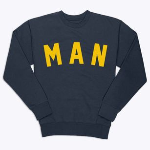 Man West Virginia Classic Curve Premium Crewneck Sweatshirt