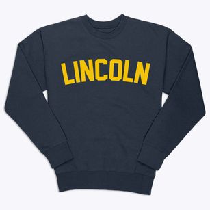 Lincoln Rhode Island Classic Curve Premium Crewneck Sweatshirt