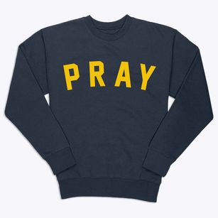 Pray Montana Classic Curve Premium Crewneck Sweatshirt