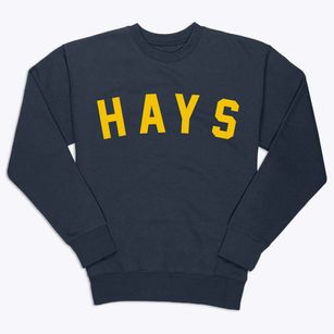 Hays Kansas Classic Curve Premium Crewneck Sweatshirt
