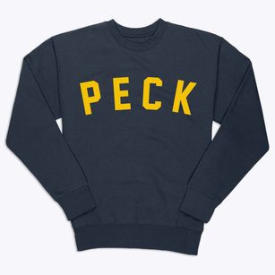 Peck Michigan Classic Curve Premium Crewneck Sweatshirt