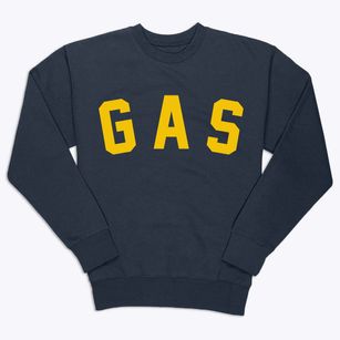 Gas Kansas Classic Curve Premium Crewneck Sweatshirt