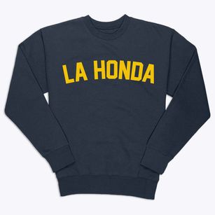 La Honda California Classic Curve Premium Crewneck Sweatshirt