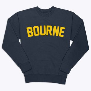 Bourne Massachusetts Classic Curve Premium Crewneck Sweatshirt