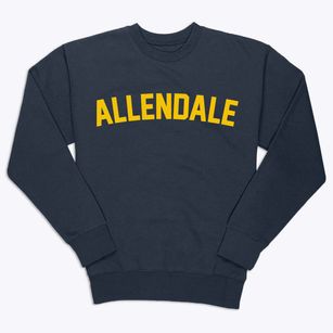 Allendale Illinois Classic Curve Premium Crewneck Sweatshirt