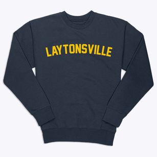 Laytonsville Maryland Classic Curve Premium Crewneck Sweatshirt