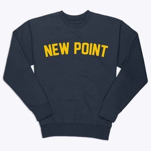 New Point Indiana Classic Curve Premium Crewneck Sweatshirt