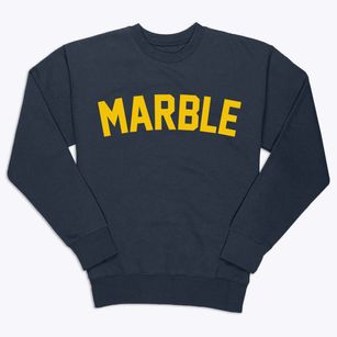 Marble North Carolina Classic Curve Premium Crewneck Sweatshirt