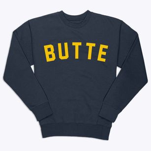Butte Nebraska Classic Curve Premium Crewneck Sweatshirt