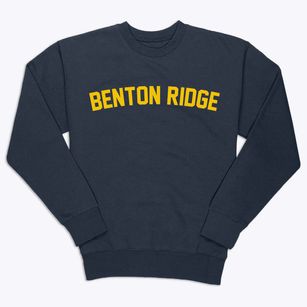 Benton Ridge Ohio Classic Curve Premium Crewneck Sweatshirt