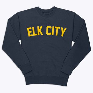 Elk City Kansas Classic Curve Premium Crewneck Sweatshirt