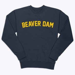 Beaver Dam Wisconsin Classic Curve Premium Crewneck Sweatshirt