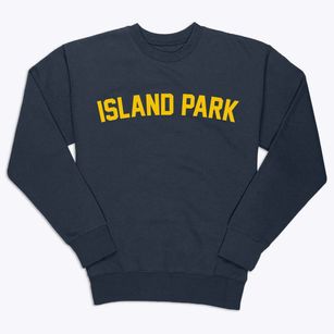 Island Park Idaho Classic Curve Premium Crewneck Sweatshirt