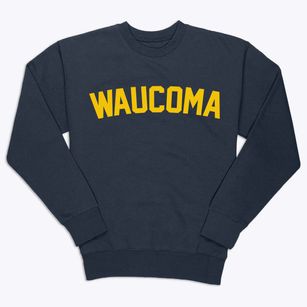 Waucoma Iowa Classic Curve Premium Crewneck Sweatshirt