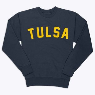 Tulsa Oklahoma Classic Curve Premium Crewneck Sweatshirt