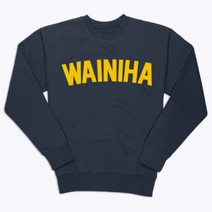 Wainiha Hawaii Classic Curve Premium Crewneck Sweatshirt