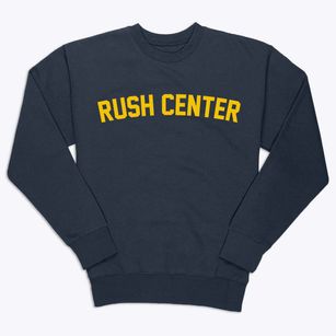 Rush Center Kansas Classic Curve Premium Crewneck Sweatshirt