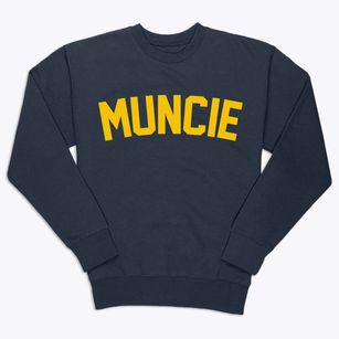 Muncie Illinois Classic Curve Premium Crewneck Sweatshirt