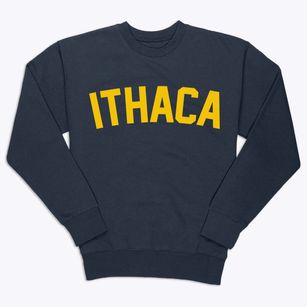 Ithaca Ohio Classic Curve Premium Crewneck Sweatshirt