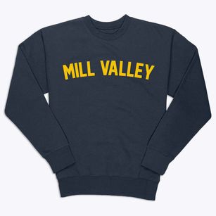 Mill Valley California Classic Curve Premium Crewneck Sweatshirt