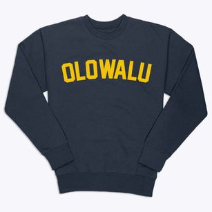 Olowalu Hawaii Classic Curve Premium Crewneck Sweatshirt