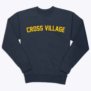 Cross Village Michigan Classic Curve Premium Crewneck Sweatshirt