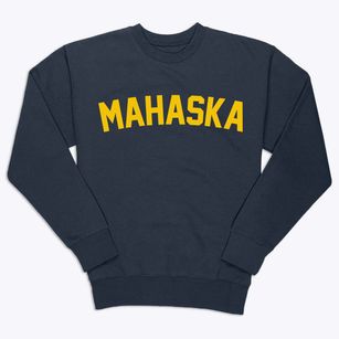 Mahaska Kansas Classic Curve Premium Crewneck Sweatshirt