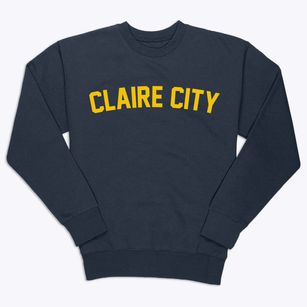 Claire City South Dakota Classic Curve Premium Crewneck Sweatshirt