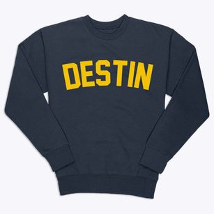 Destin Florida Classic Curve Premium Crewneck Sweatshirt