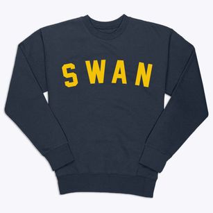 Swan Iowa Classic Curve Premium Crewneck Sweatshirt