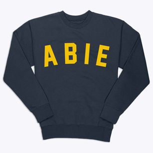 Abie Nebraska Classic Curve Premium Crewneck Sweatshirt