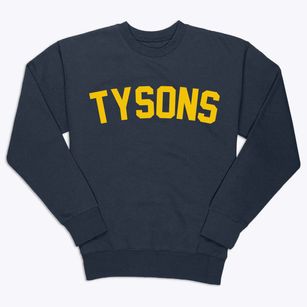 Tysons Virginia Classic Curve Premium Crewneck Sweatshirt