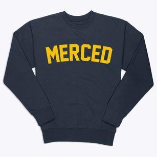 Merced California Classic Curve Premium Crewneck Sweatshirt
