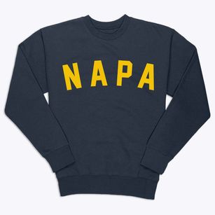 Napa California Classic Curve Premium Crewneck Sweatshirt