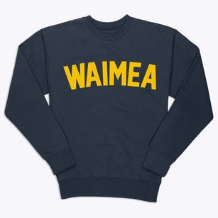 Waimea Hawaii Classic Curve Premium Crewneck Sweatshirt