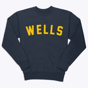 Wells Maine Classic Curve Premium Crewneck Sweatshirt