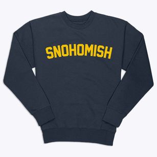 Snohomish Washington Classic Curve Premium Crewneck Sweatshirt