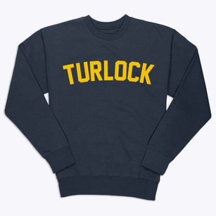Turlock California Classic Curve Premium Crewneck Sweatshirt