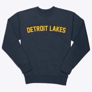 Detroit Lakes Minnesota Classic Curve Premium Crewneck Sweatshirt