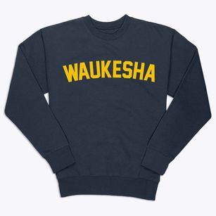 Waukesha Wisconsin Classic Curve Premium Crewneck Sweatshirt