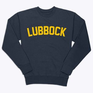 Lubbock Texas Classic Curve Premium Crewneck Sweatshirt
